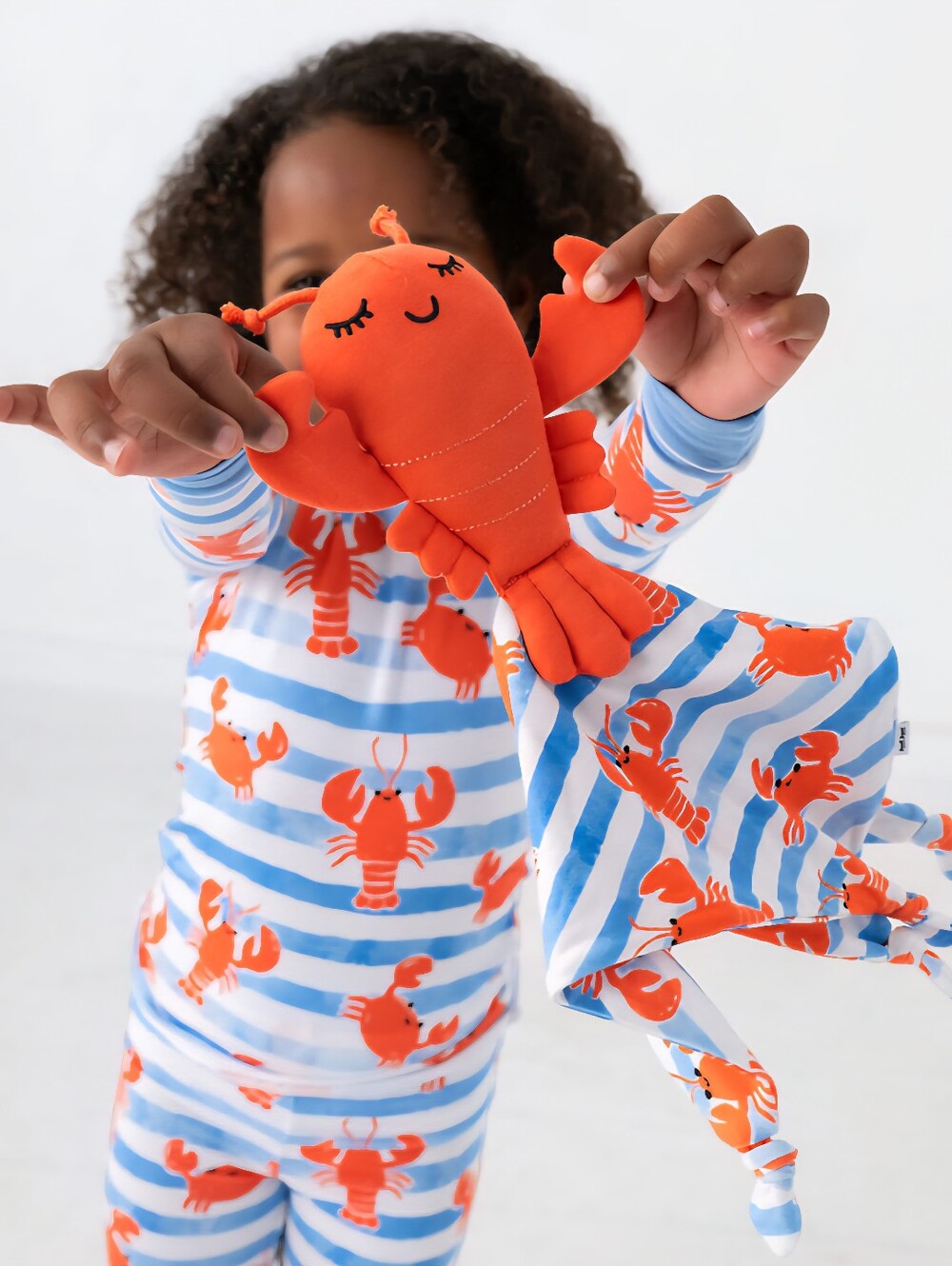 NIB Little Sleepies Ollie the Lobster Sleepyhead Lovey- Nautical, Costal, Bamboo